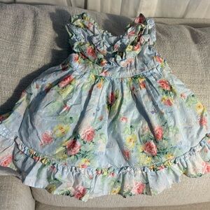 Janie and Jack Pastel Floral Dress